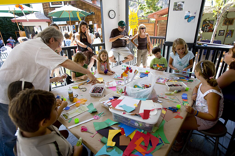 Sawdust Art Festival children's art class