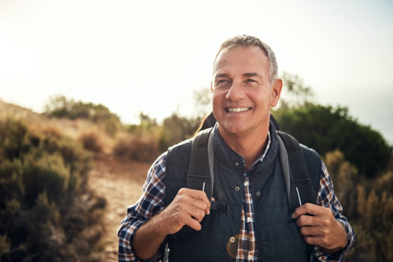 Man Hiking