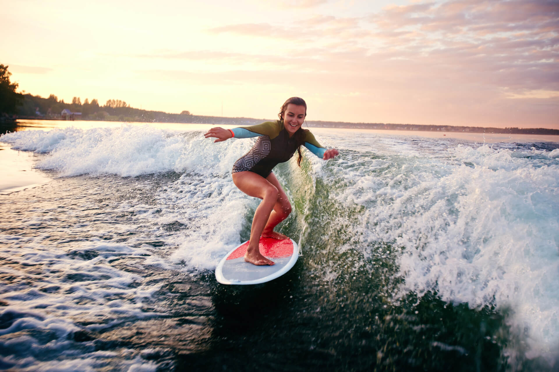 Man surfing